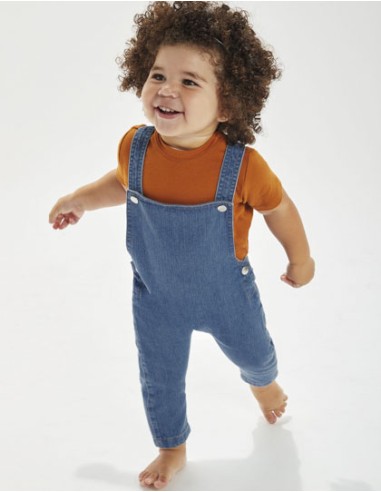 BAB-BZ56-Baby Rocks Denim Dungarees